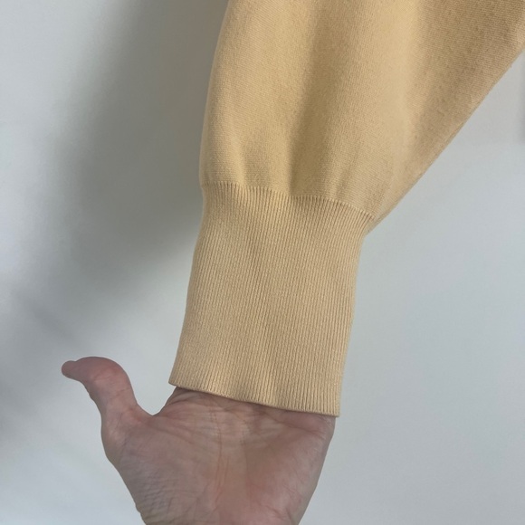 A.L.C. Peters II Apricot Long Dolman Sleeve Cardigan Sweater Size Large - Picture 12 of 15
